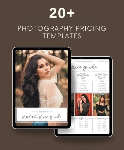 feature image pricing photo essentials template, photography card templates