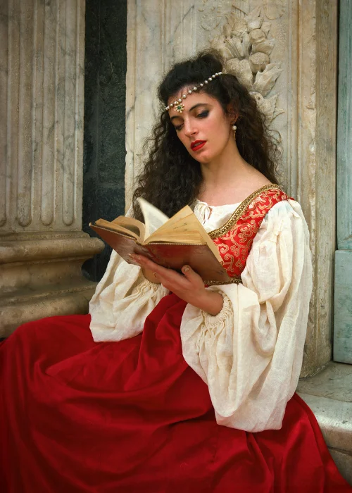 girl reading after effect