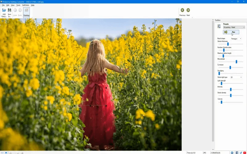 water color software, photo to painting generator
