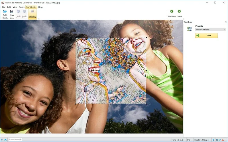 water color software, photo to painting generator,