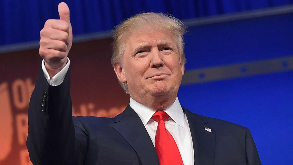 Donald Trump captured