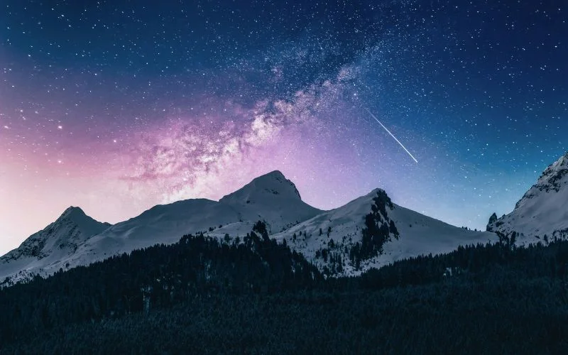 beautiful snapshot of the night sky