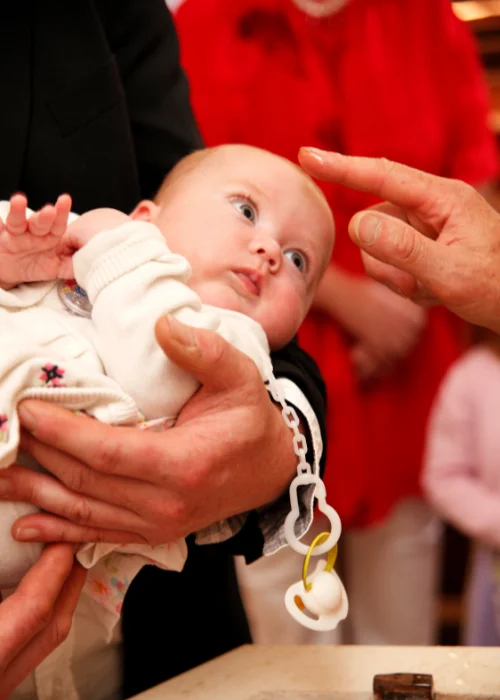 baby baptism photoshoot