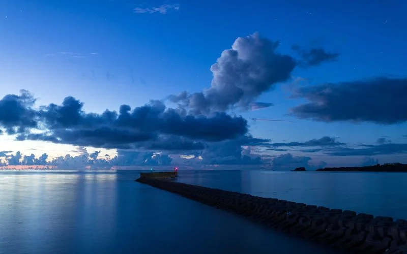 photo captured at the blue hour