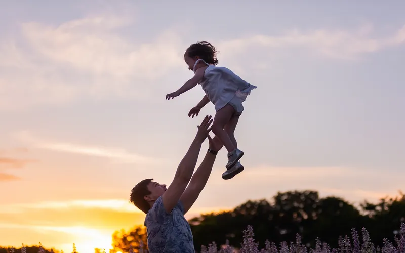 fathers day photoshoot at the sunset