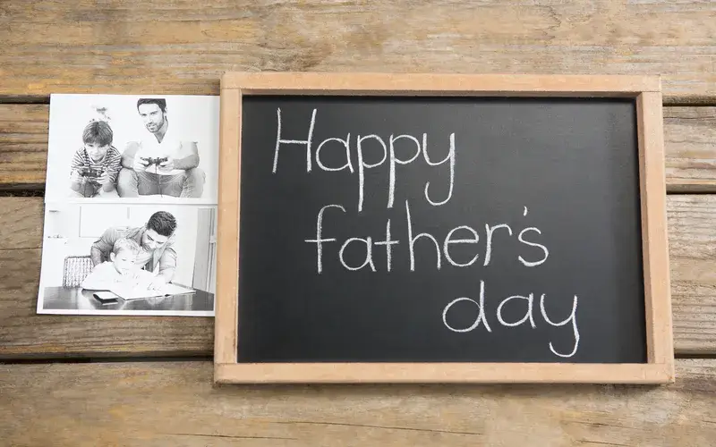 Frame for Father's Day celebration