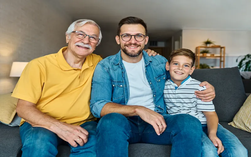 generational fathers day photo shoot