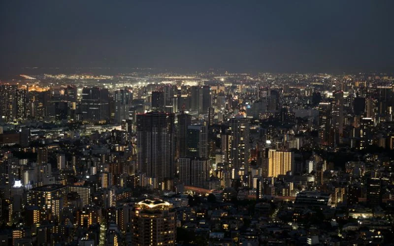 bird's eye view of a city