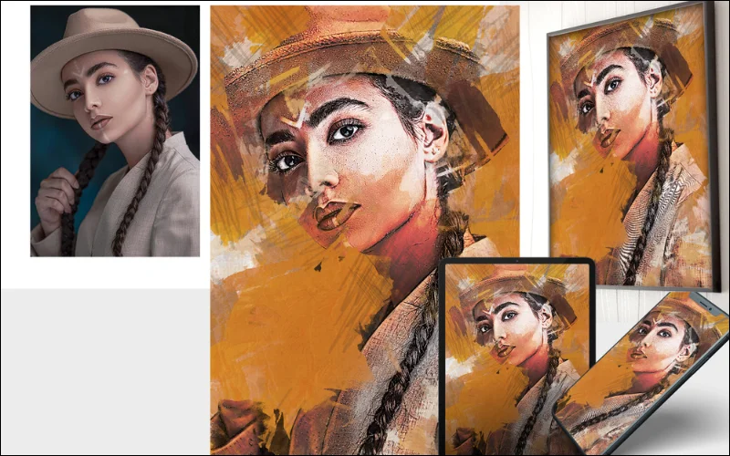 watercolor art photoshop action