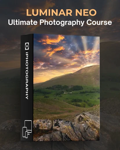 photo retouching, feature image for luminar neo course, photography course online, digital photography course