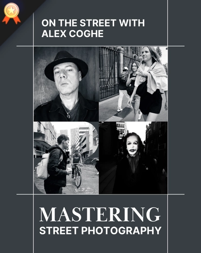 street photography online course, on the street course, street photos course, alex coghe, photography course online, street photography video course, photography masterclasses