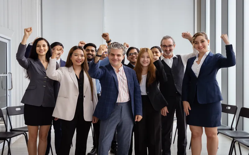 group shot of business professionals