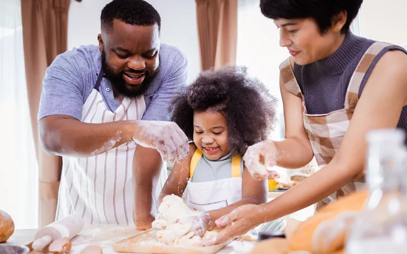 heartwarming shots of kids helping in making thanksgiving dinner