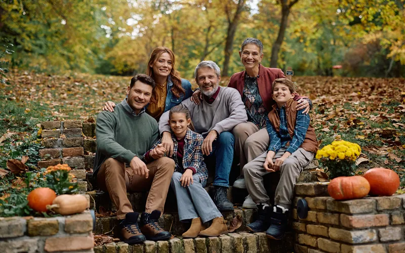 thanksgiving family photoshoot
