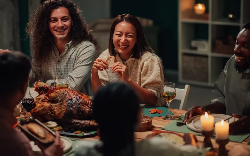 candid thanksgiving photo
