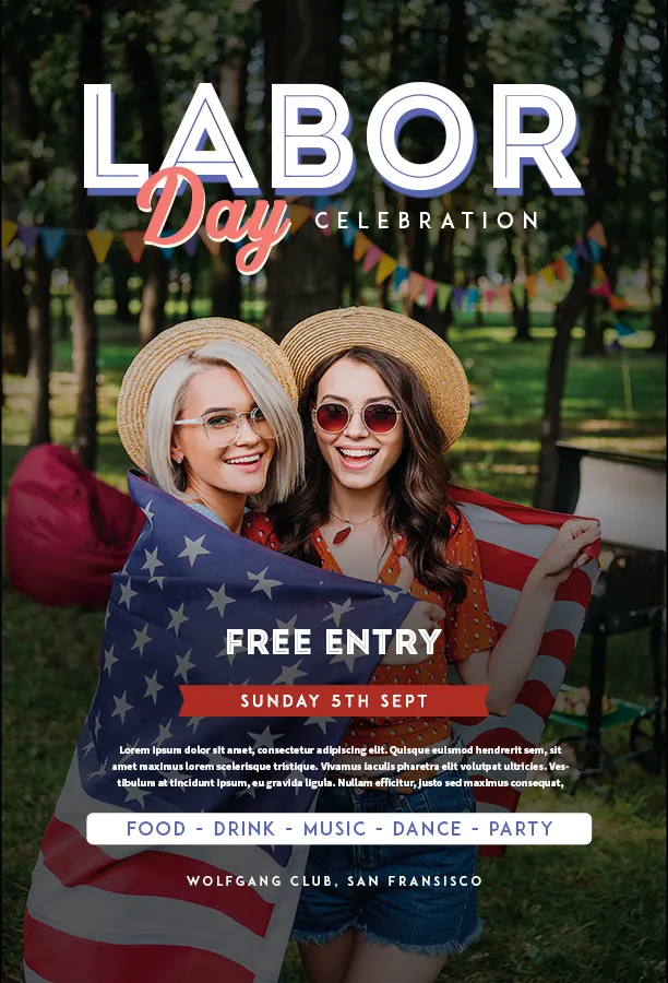 party entry template