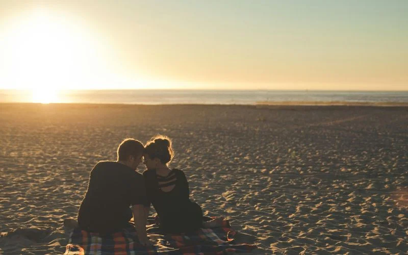 use beach or city backdrop