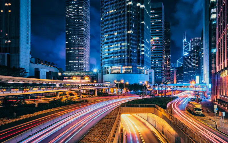 trail of light- long exposure photography