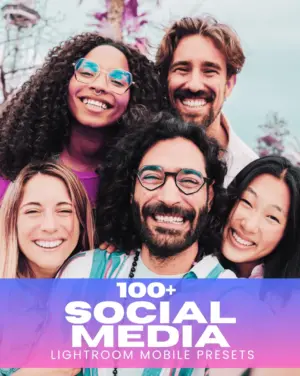 social collection featured image, photography add ons, lightroom presets
