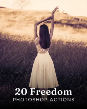 20 freedom photoshop actions featured image