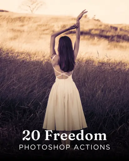 20 freedom photoshop actions featured image