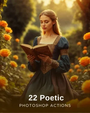 22 Poetic Photoshop Actions - featured image
