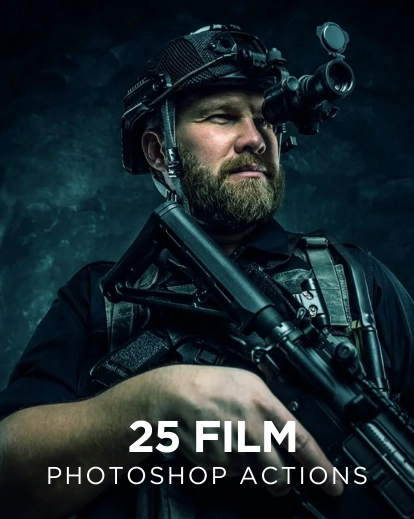 25 film photoshop actions featured image