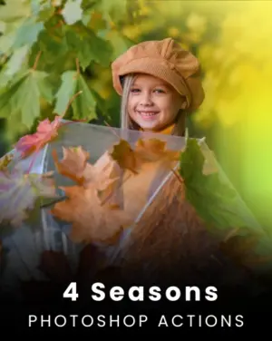 4 Stylized Seasons Photoshop Actions featured image