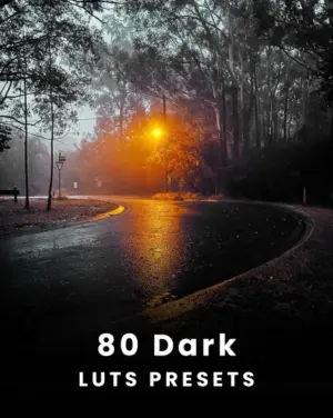 80 Dark LUT presets bundle-featured image