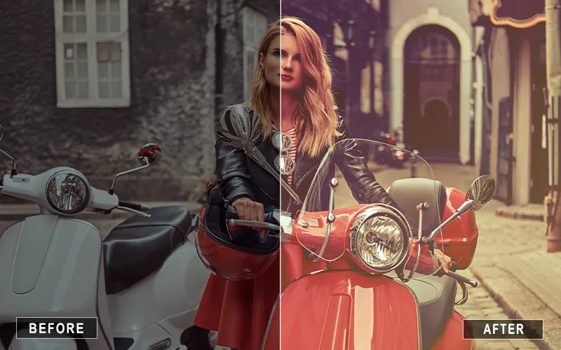 Aesthetic Photoshop Retro Action