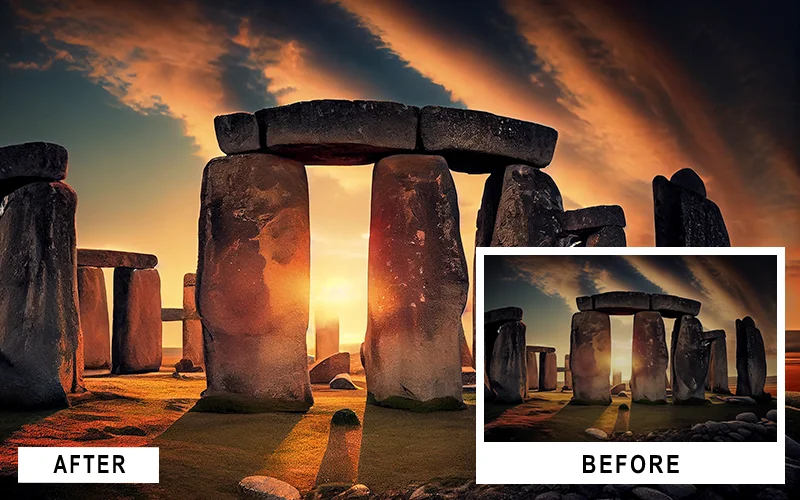 create historically dramatic images