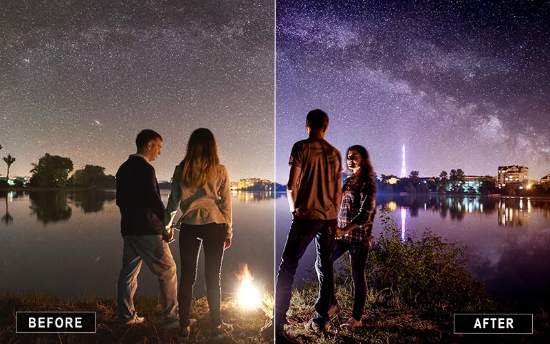 astrophotography presets, city lights presets, night mood presets