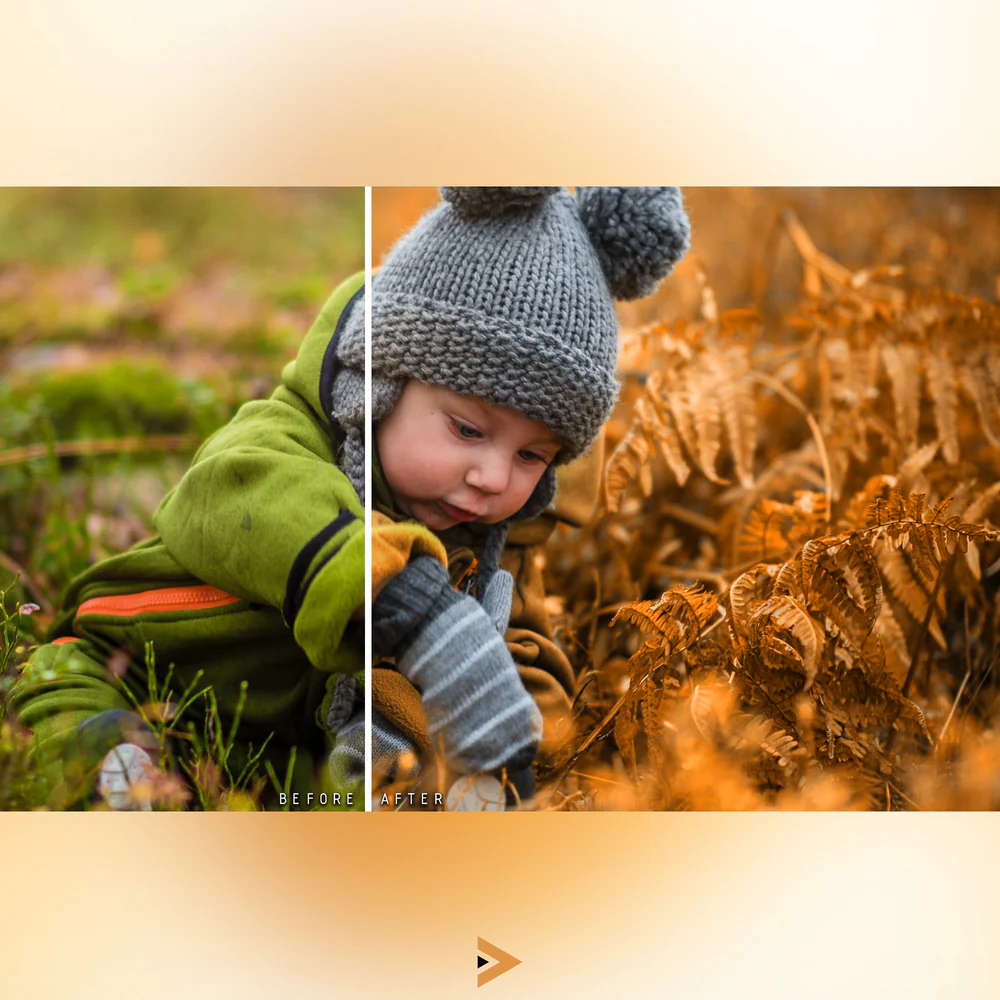 rustic fall photo filters, vintage autumn Photoshop actions, fall nature photography editing, seasonal portrait Photoshop presets, amber tones Photoshop actions