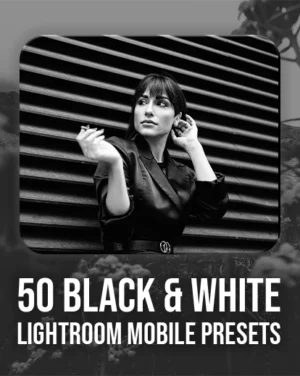 black and white mobile presets