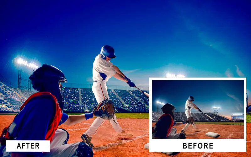 baseball lightroom presets, athletic photo presets, sports photo editing presets
