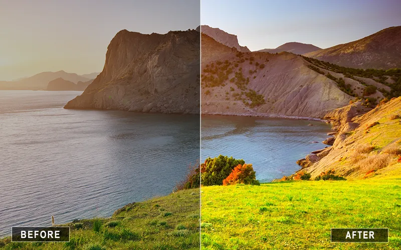 Beach Lightroom Preset Mobile, Mobile Lightroom Presets for Color Grading