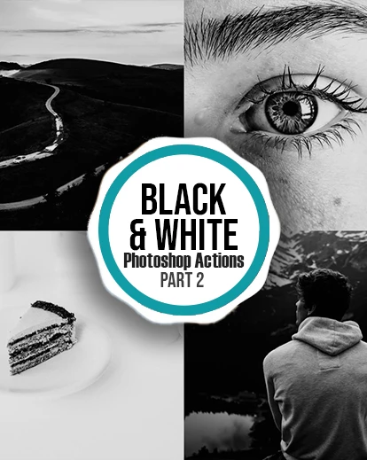 black and white Photoshop actions