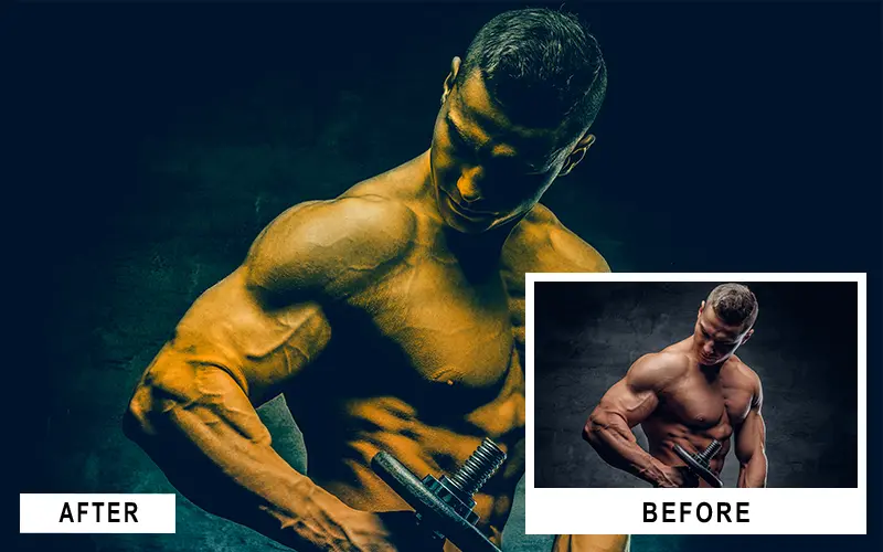 bodybuilding lightroom presets, fitness Lightroom presets, sports portrait presets