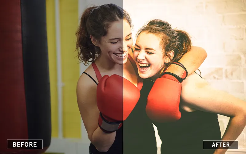 boxing camera raw presets, intense sports presets, adrenaline photo presets