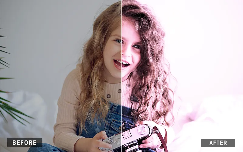 Bright & Airy Children Photoshop Actions, Vibrant Photoshop Actions