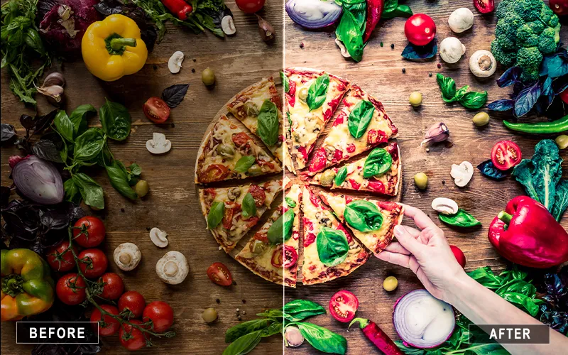Bright Food Presets, Contrasting Lightroom presets