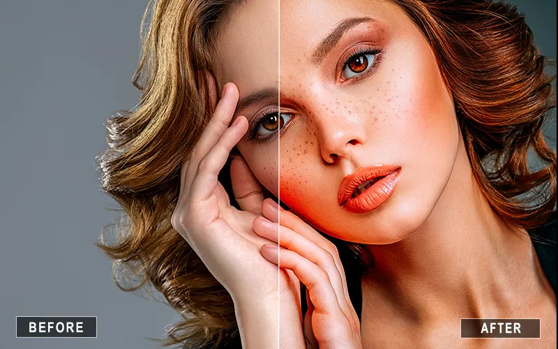 brighten portrait presets, Lightroom presets for headshots, golden hour portrait presets