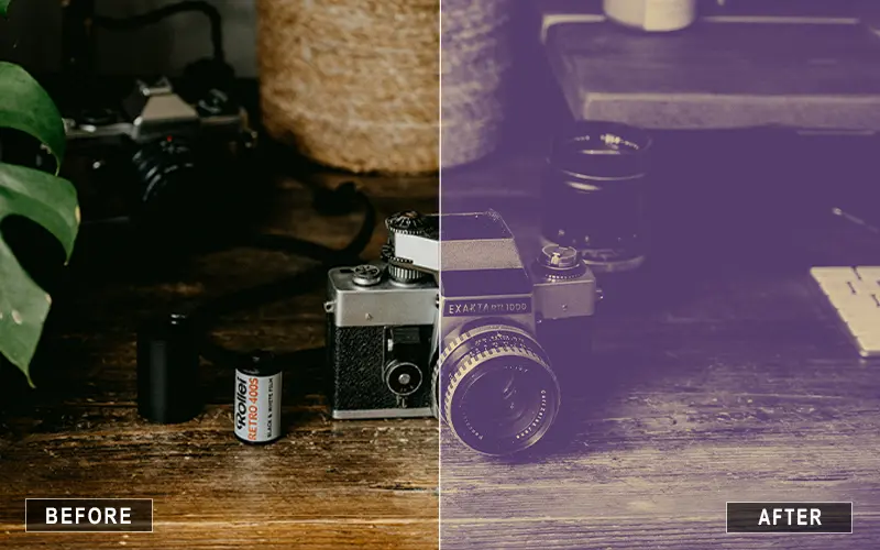 Brightening Retro Photoshop Actions