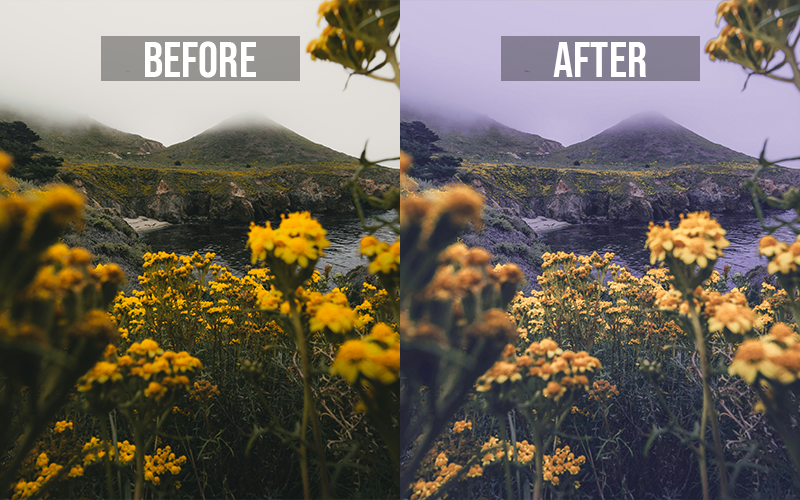 Dark Blue Preset Lightroom Mobile