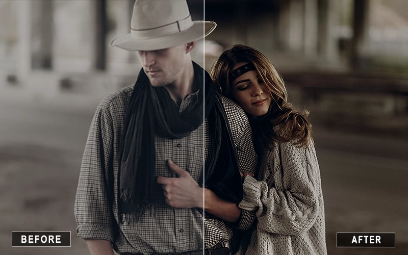 cinematic vintage presets, soft vintage presets, muted vintage presets,