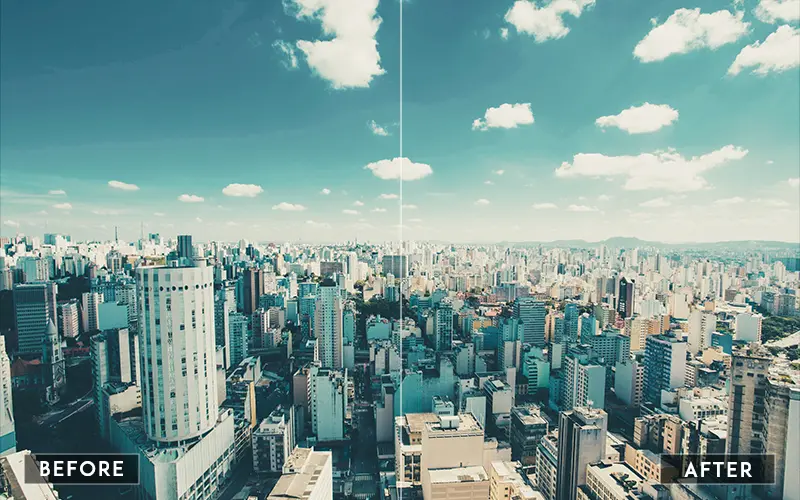 snowy city preset luts, city lifestyle preset luts, aesthetic city preset luts