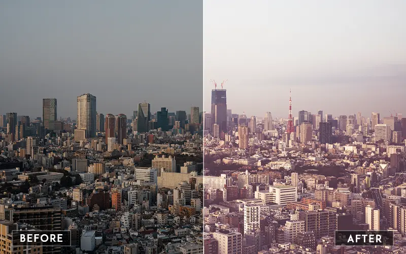city shadows affinity presets, dark city preset luts, spooky city preset luts