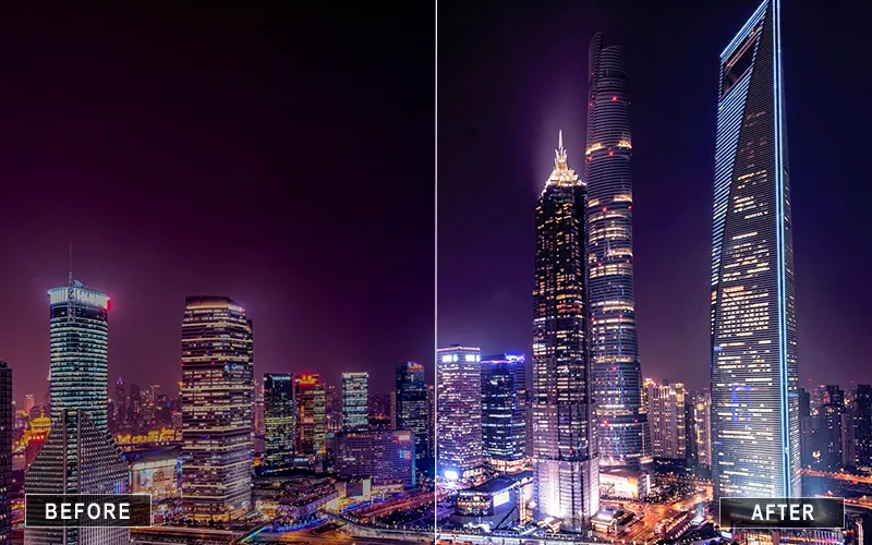 city lights affinity presets, urban luts, city luts