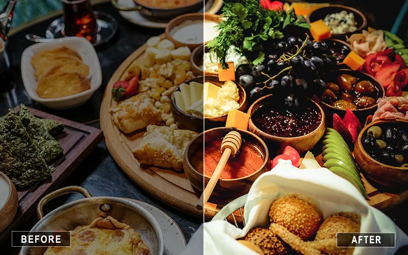 Clarity Food Presets, Clear Presets For Food Photography