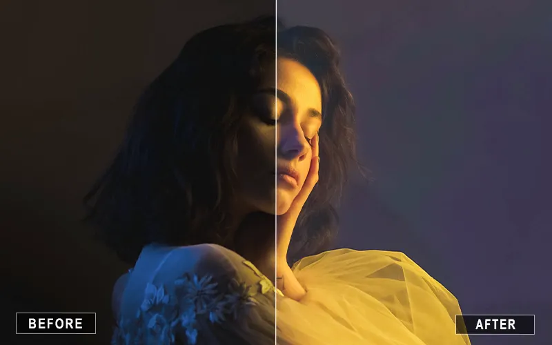 contrast portrait lightroom presets, presets lr bundle for contrast portraits